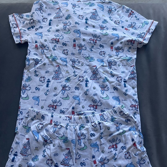 Roller Rabbit Nantucket exclusive Polo Print Pajamas - Picture 6 of 6